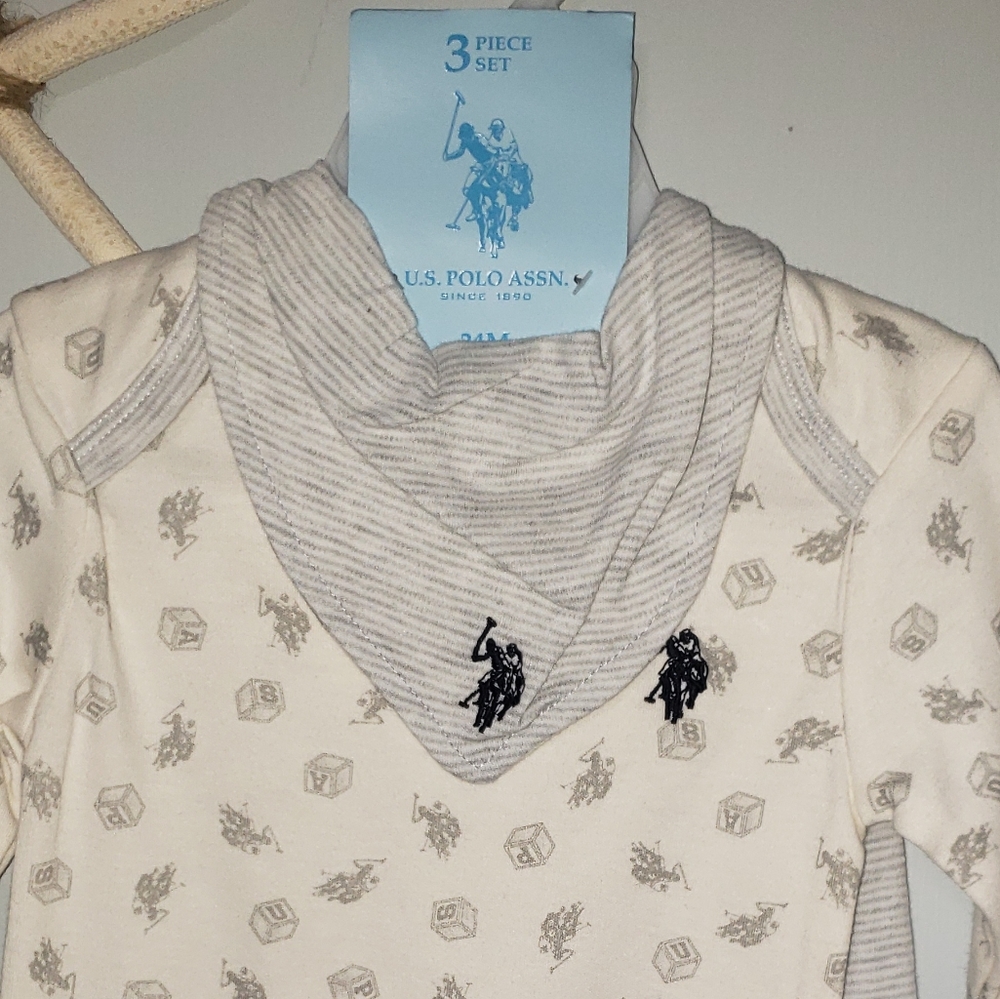 U.S. Polo Assn 24 month 3 piece set